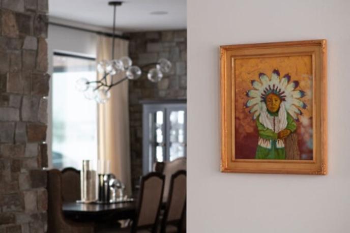Rising Sun Living Room Art